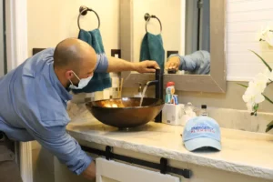 changing bathroom tub faucet