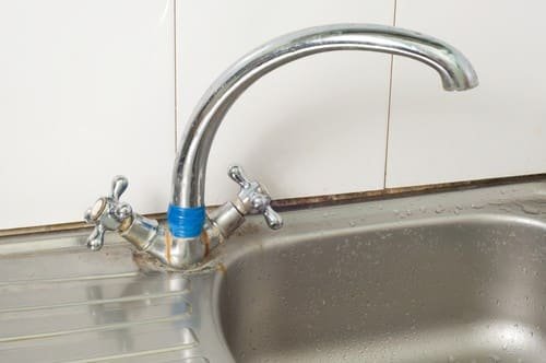 replacing kitchen faucet