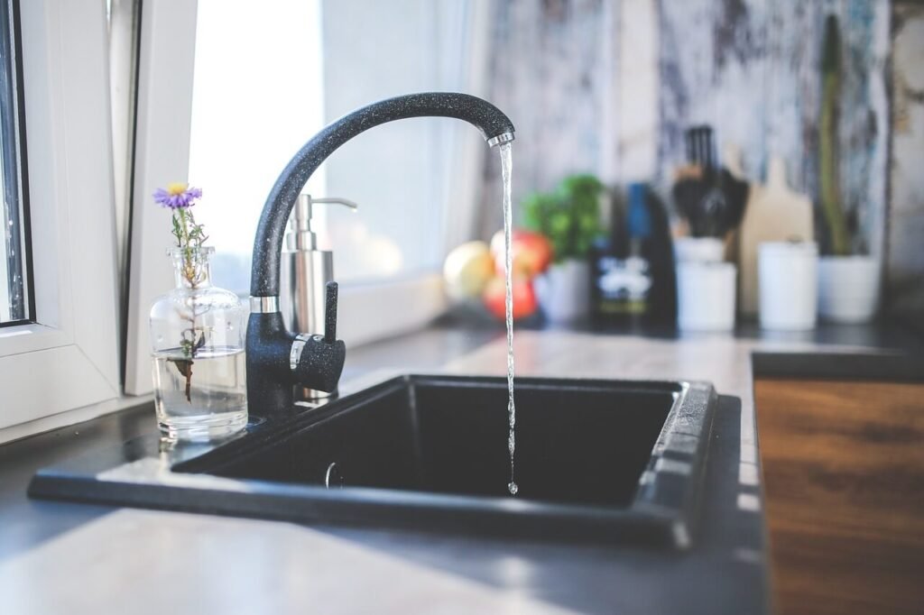 changing kitchen faucet