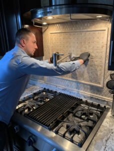 install a kitchen faucet