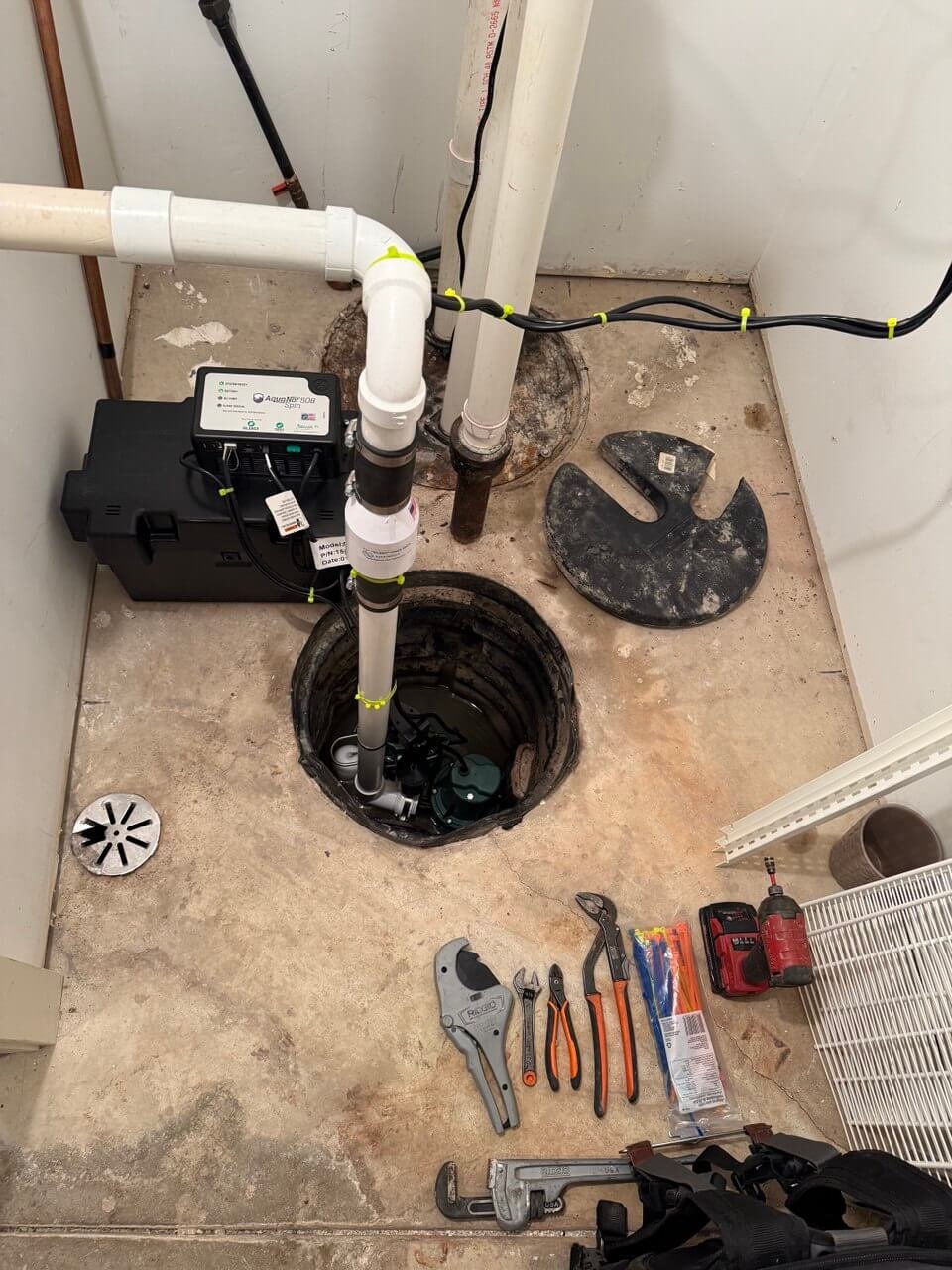 sump pump replacement